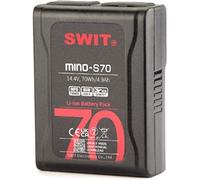 SWIT Mino-S70 | USB-C, dimensioni ridotte con mini batteria tascabile da 70Wh, USB-A/USB-C/D-tap, V-Mount, ideale anche per l'uso prolungato o per luci ad