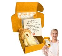 Mini Bears Plush Toy - regalo per animali in scatola, formato tascabile realizzato a mano con carta di ispirazione | Borse Little Care baby shower dolce souvenir per e docce Wei