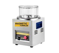 Mini bicchiere magnetico da 250 W, lucidatrice per gioielli da 2000 giri/min con controllo del tempo, direzioni positive e negative regolabili per gioielli e accessori