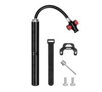 Mini Bike Air Pump, Bicycle Inflator, Portable Aluminum Design | Ball Pump Feature, Cycling Accessory, Compact Air Pump with Lightweight Style, Use for Riding Outdoor Basketball Volleyball