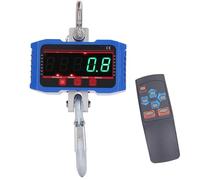 Mini bilancia a gru portatile, Bilancia digitale a LED for gru sospesa con telecomando, blu, 500/1000/1500 kg(1000kg/2000LB)
