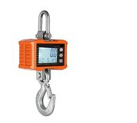 Mini bilancia a gru portatile, Bilancia digitale for gru sospesa da 1000 kg con display LCD e telecomando multicolore(Orange With Box)