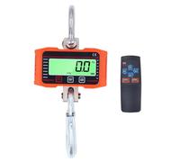 Mini bilancia a gru portatile, Bilancia digitale sospesa 2000 kg/4400 libbre, bilancia for gru con display LCD e telecomando arancione