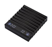 Mini bilancia da caffè portatile con timer, batteria ricaricabile, sensore alto per espresso e caffè versato, bilancia da cucina compatta e leggera (nero)