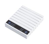 Mini bilancia da caffè portatile con timer, batteria ricaricabile, sensore alto per espresso e caffè versato, bilancia da cucina compatta e leggera (bianco)