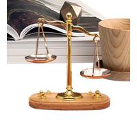 Mini bilancia, decorazione per case di 1 12 sculture e presentazione, mini bilancia di giustizia e legge, statuetta per bagno, cucina, camera da , camera dei bambini, sala da pranzo, sala da
