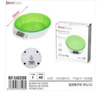 Mini Bilancia Digitale con Schermo LED da Cucina Forma Ciotola Misura in KG e G