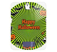 Mini bilancia digitale da cucina portatile con design verde fluorescente per Halloween, 5 kg/5 g, con 4 unità per dieta cheto (batterie non incluse)