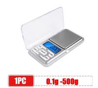 Mini bilancia digitale tascabile 500g x 0.1g alta precisione per gioielli cucina