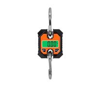 Mini bilancia elettronica for gru da 100 kg, for carichi pesanti, appesa, con gancio, stadera, portatile, LCD, for bestiame industriale, bilancia da 250 kg.(Oranje)