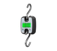 Mini bilancia for gru digitale da 300 kg, sospesa ad alta precisione, for a forma di S portatile con display LCD elettronico per edilizia, fabbrica(Black)
