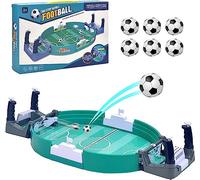 Mini Biliardino con 6 Palline, Gioco da Tavolo da Calcio Giocattolo da Tavolo da Calcio per Due Mini Calcio Balilla Gioco 2-Player Partito Tavolo Calcio Regalo del Giocattolo per Bambini Adulti
