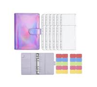 Mini Binder Budget Tracker Notebook Soft Budget Binder Lightweight Easy to Carry for Daily Use Office Work 1Set