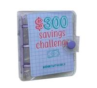 Mini Binder Sfida di risparmio $150/300/500/1000 Risparmio di denaro Budget Cash Busta Portafoglio Budget Binder Notebook Binder Notebook
