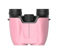 Mini binocolo telescopico compatto con ingrandimento 7x, con lente multi rivestita, per concerti, sport all'aria aperta, osservazione della luna, design portatile (rosa)