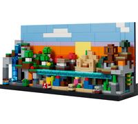 LEGO Minecraft Mini-Biomi Giocattolo - Decorazione Fai da Te in Miniatura per la Stanza da Gaming - Puzzle 3D con 5 Microfigure - Regalo per Gamer, Bambini, Bambine e Adolescenti da 12 Anni - 21589