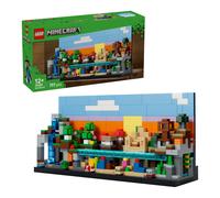 LEGO Minecraft Mini-Biomi Giocattolo - Decorazione Fai da Te in Miniatura per la Stanza da Gaming - Puzzle 3D con 5 Microfigure - Regalo per Gamer, Bambini, Bambine e Adolescenti da 12 Anni - 21589