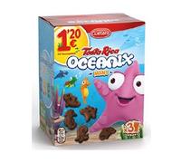 Mini Biscotti al Cacao Tema Marino - Frollini Giocosi per Merenda Scolastica - Box da 12 Unità