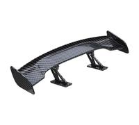 Mini Black Car Spoiler Wing - Carbon Fiber Texture GT Tail Wing