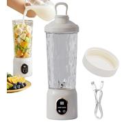 Mini Blender | 600 ml Ricaricabile con Coperchio a Tenuta Stagna,Frullatore Shaker Per Succhi E Frullati | per Frullati e Frappè Cucina Ufficio Viaggio Palestra Esercizio Outdoor Campeggio