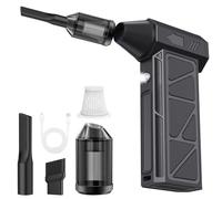 Mini Blower Batteria Electric Blower, 4 marce, 20000 giri/min, con 5 accessori, Super Power Cordless Air Duster, spray ad aria compressa ricaricabile, per PC e tastiera per esterni