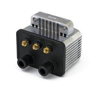 Mini bobina a single fire. 12 v, 3 ohm. cromo 65-99 big twin, 65-03 xl sportster