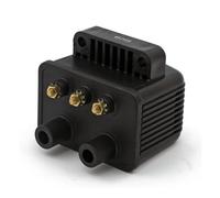 Mini bobina a single fire. 12 v, 3 ohm. nero 65-99 big twin, 65-03 xl sportster
