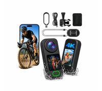 Mini Body Camera 1080P, 512G Thumb Action Camera, Vlogging Cam Portable Camcorder with 360° POV Rotate Clip & Magnetic Clip, Wearable Video Recorder for Traveling/Motorcycle/Pet Walking(No SD Card)