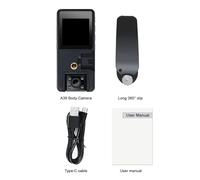 Mini Body Camera, Body Cam, A39 Mini fotocamera digitale 1080P HD Schermo Visione notturna Piccola videocamera Corpo Camam Videoregistratore for sport all'aria aperta per sicurezza, riunioni, lavoro(2