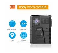 Mini Body Cameram, M852 Telecamera for visione notturna Polizia Forze dell'ordine GPS Video sorveglianza Sicurezza Telecamera indossata a prova di esplosione per passeggiate con gli animali, lavoro, v