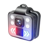 Mini Body Cameram, Mini corpo torcia LED portatile macchina fotografica for sport all'aria aperta piccole telecamere di registrazione for autoprotezione W8 per passeggiate con gli animali, lavoro, via