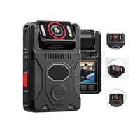 Mini Body Cameram, Mini fotocamera M7 Pro 4K Body Camera con schermo LCD Videoregistratore da 128 GB GPS Bodycam Ruota di 180 ° Telecamera Cam della polizia per passeggiate con gli animali, lavoro, vi
