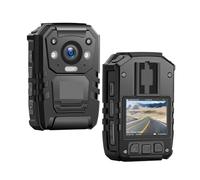 Mini Body Cameram, Telecamera indossata dal corpo della polizia Full HD 1440P Full HD a infrarossi IR H.265 GPS portatile for visione notturna I826Pro per passeggiate con gli animali, lavoro, viaggi(I