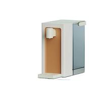 Mini Bollitore Elettrico Portatile Distributore Di Acqua Calda Riscaldamento Istantaneo Bottiglia Da Viaggio Gallone Interruttore Pompa Rubinetto Caldaia,Risparmio di Tempo(Oranje)