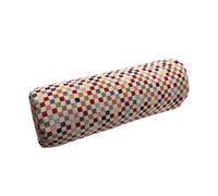 Mini Bolster cilindrico per yoga "hand fans"40x13cm ideale per sostenere cervicale, ginocchia, spalle o come seduta durante la pratica yoga - Rivestimento lavabile - Ripieno di pula di farro biologico