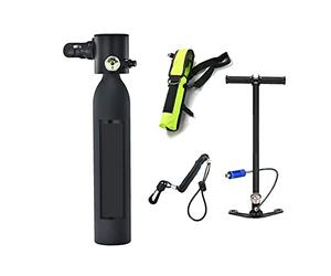 Mini bombola per immersioni subacquee Bombole Di Gas Di Scorta Subacquee Portatili Dotate Di Un Set Completo Di Respiratori Subacquei per il kit di salvataggio di emergenza per l'esplorazione subacque