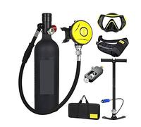 Mini bombola Subacquea DIDEEP X4000Pro Bombola di Ossigeno da 1 Litro Bombola di Ossigeno Set da Immersione Subacquea Attrezzatura da Immersione Aria con Custodia
