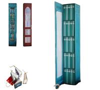 Mini Bookss Ornamento Avvento Calendar 2025, Books Lovers Gifts Avent Calendar with 24 Book Velft, Christmas Books Countdown Calendar for Book Lovers, Small Bookshelf (Blue)