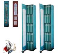 Mini Bookss Ornamento Avvento Calendar 2025, Books Lovers Gifts Avent Calendar with 24 Book Velft, Christmas Books Countdown Calendar for Book Lovers, Small Bookshelf (Blue*2)