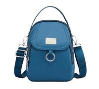 Mini borsa a tracolla a multicolore da donna compatta for gite casual quotidiane campus pendolari uso alla moda(BJ1062 -blue)