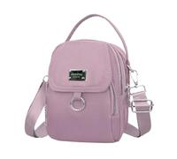 Mini borsa a tracolla a multicolore da donna compatta for gite casual quotidiane campus pendolari uso alla moda(BJ1062 -pink)