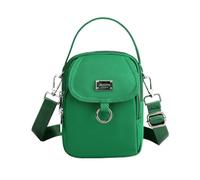 Mini borsa a tracolla a multicolore da donna compatta for gite casual quotidiane campus pendolari uso alla moda(BJ1062 -green)