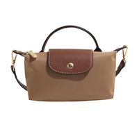 Mini borsa a tracolla colorblock alla moda da donna, borsa quadrata tinta unita con tracolla regolabile, borse a mano (Khaki,One-Size)