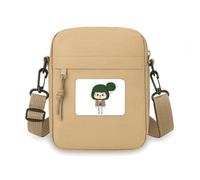 Mini borsa a tracolla con cactus verde sabbia acqua pericolosa UU borsa a tracolla per telefono cellulare