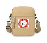 Mini borsa a tracolla con ghirlanda di mais per il giorno della memoria del Regno Unito per telefono cellulare