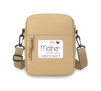 Mini borsa a tracolla con scritta "I'm a Mother What's your Superpower" per cellulare, borsetta a tracolla