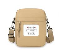 Mini borsa a tracolla con scritta in inglese "Best Friend ever" e cuore