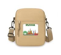 Mini borsa a tracolla con scultura del Cremlino Russia Graffiti Borsa a tracolla per telefono cellulare
