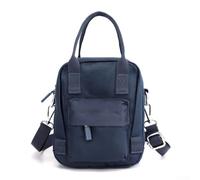 Mini borsa a tracolla da donna alla moda in nylon per telefono e shopping Companion, blu navy
