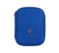 Mini borsa da viaggio per primo soccorso portatile per uso esterno di primo soccorso borsa medicinale multifunzione emergenze medicina borsa di piccole dimensioni borsa da viaggio medicine, Blu